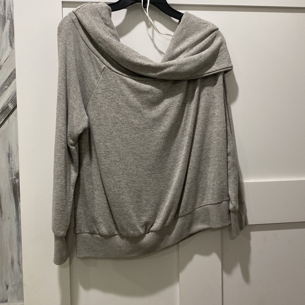 Off shoulder sweater